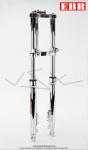 Fourche chrome EBR pour Peugeot 103 SPX / RCX  roues de 16 