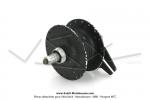 Moyeu de roue arrire 100  36 trous Leleu Noir Origine MBK pour Mobylette Motobcane MBK