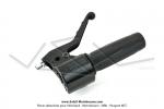 Poigne de gaz complte - avec dcompresseur - revtement  facettes - pour Peugeot 103