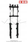 Fourche hydraulique Racing - Aluminium - Noire - Rglable - EBR Master pour Peugeot 103 / Mobylette Motobcane / MBK 51