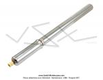 Pompe  air Acier Lg. 250mm - avec raccord Presta / French - pour Mobylette Motobcane / MBK / Peugeot
