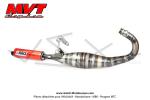 Pot d'chappement MVT SP2 S-Race - Roul / Soud - avec rotule micromtrique - pour Mobylette Motobcane / MBK 51 (AV10) (bras carr)