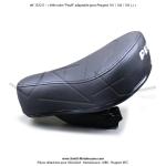 Selle noire  Pouff  adaptable pour Peugeot 101 / 102 / 103 (...)