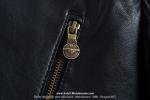 Veste en Cuir - Officielle MOTOBECANE - Noire - Modle  Pilote Motor  - taille S/L