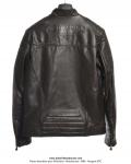 Veste en Cuir - Officielle MOTOBECANE - Marron fonc - Modle  Pilote Motor  - taille M/L