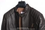 Veste en Cuir - Officielle MOTOBECANE - Marron fonc - Modle  Pilote Motor  - taille M/L