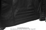 Veste en Cuir - Officielle MOTOBECANE - Noire - Modle  Pilote Motor  - taille L