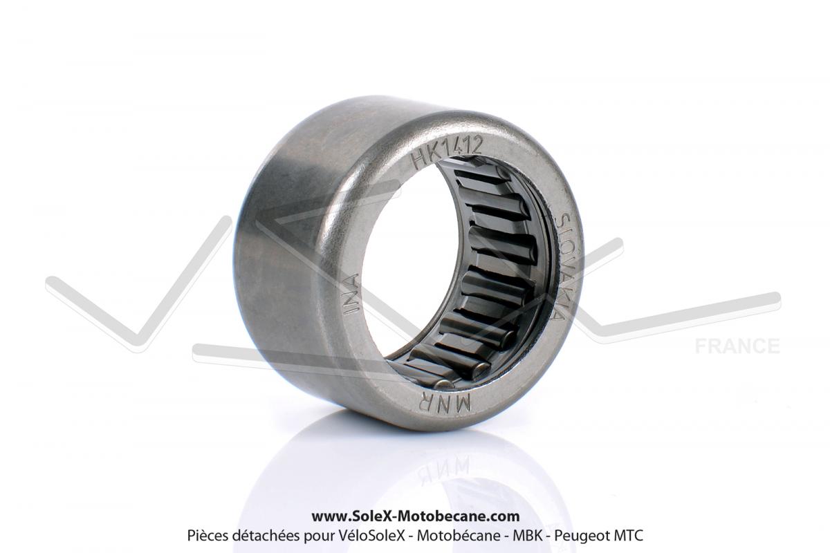 uxcell Lot de 2 roulements à aiguilles HK1412 - 14 mm - Alésage : 20 mm - Diamètre extérieur : 12 mm - Largeur : 12 mm - Extrémité ouverte