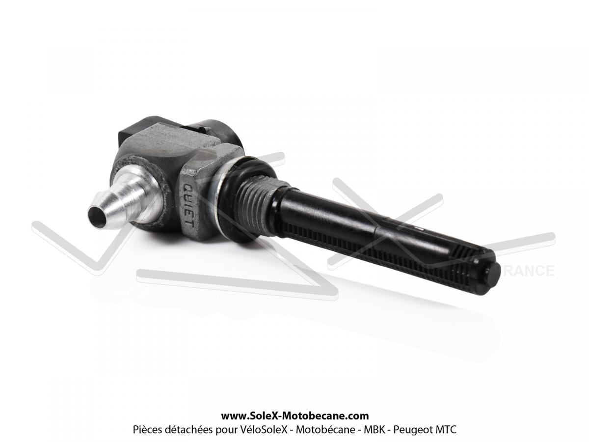 Robinet de r/éservoir /à essence G/én/érique Mobylette Peugeot 50 103 robinet noir durite noire Neuf