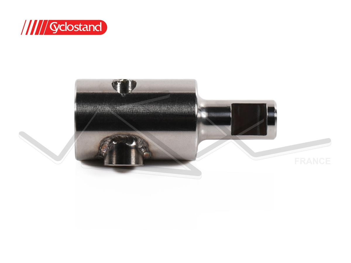 Axe De Pédalier FDM Pour Mobylette Peugeot 103 - 24 Dents ZB/D16 - Longueur 215mm - Neuf - Garantie 2 Ans
