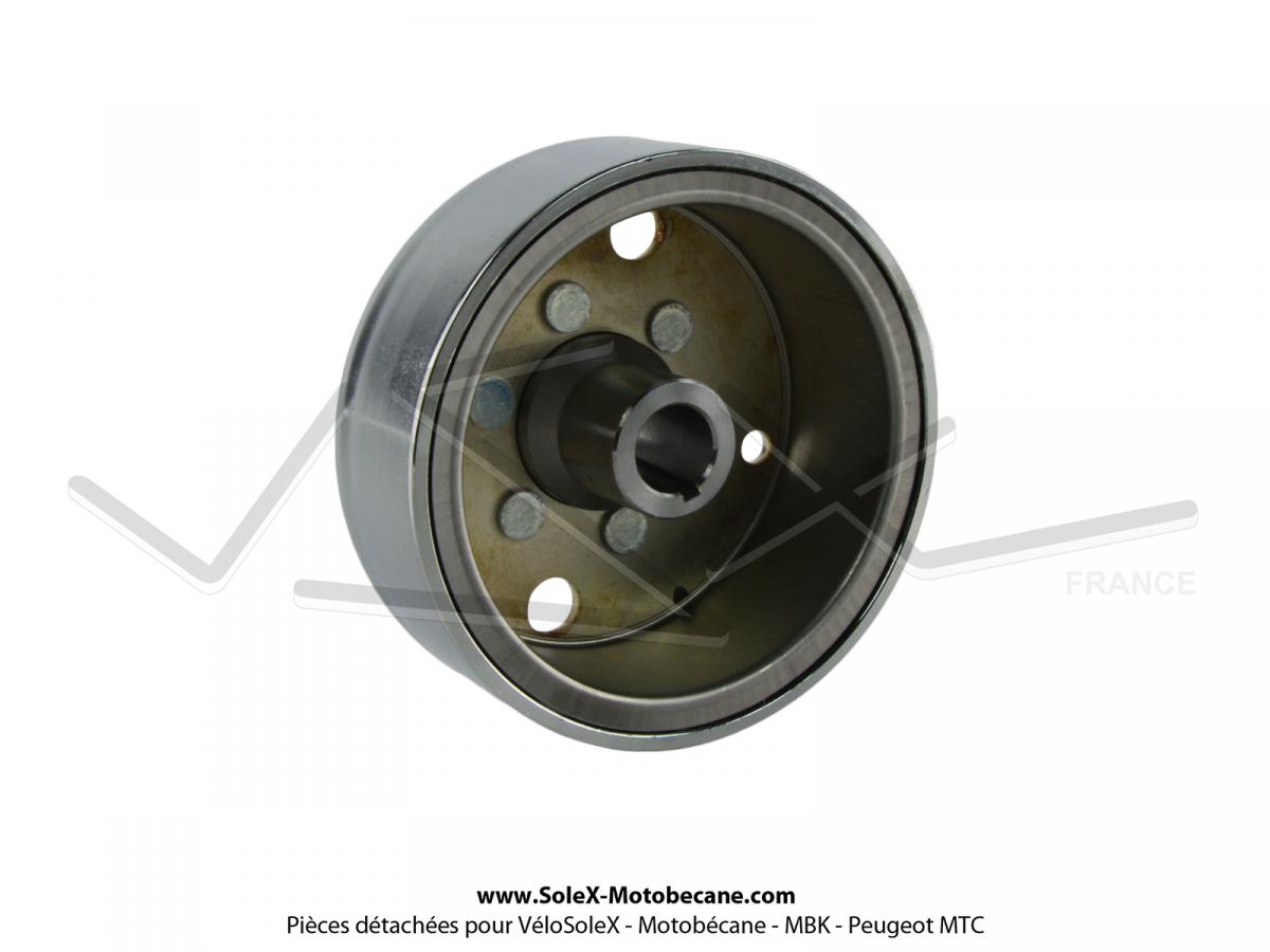 Cyclingcolors Arrache-Volant Magnétique 24x100 Pas à Droite - Compatible MBK 51 Moto Scooter