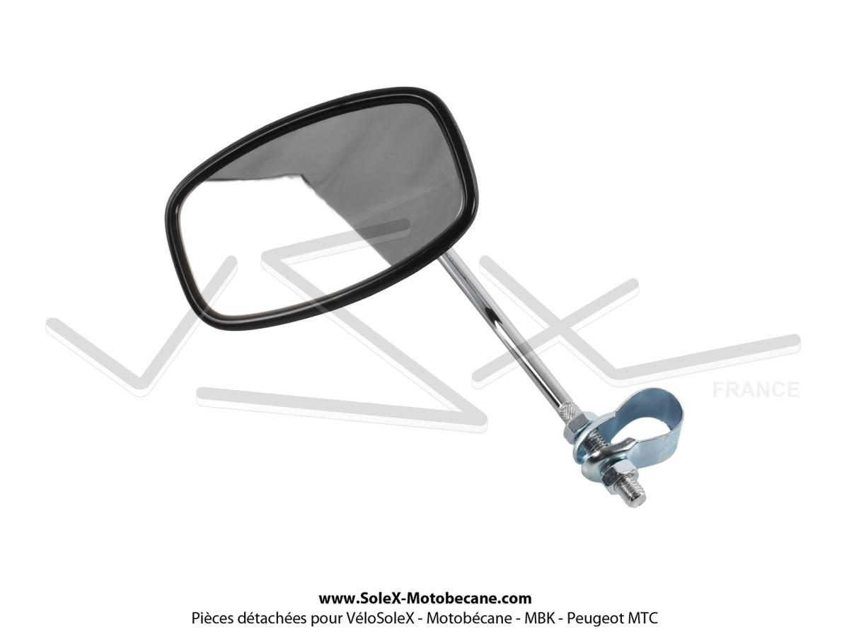 Moto Miroir 2 pièces universel rétro Rectangle métal moto rétroviseurs  Chrome 10mm pour rétroviseur moto accessoires Rétroviseur Moto : :  Cuisine et Maison