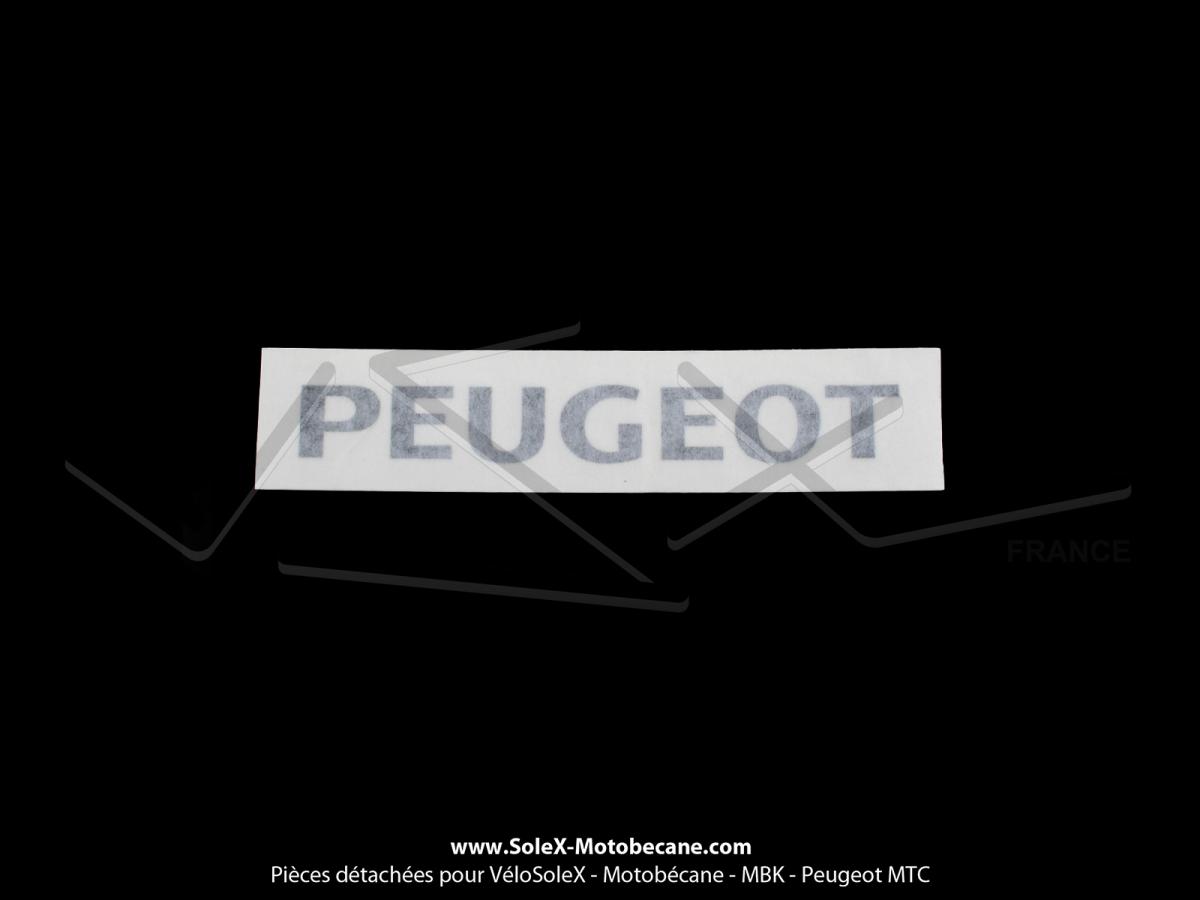 Autocollant Peugeot noir 150x19mm