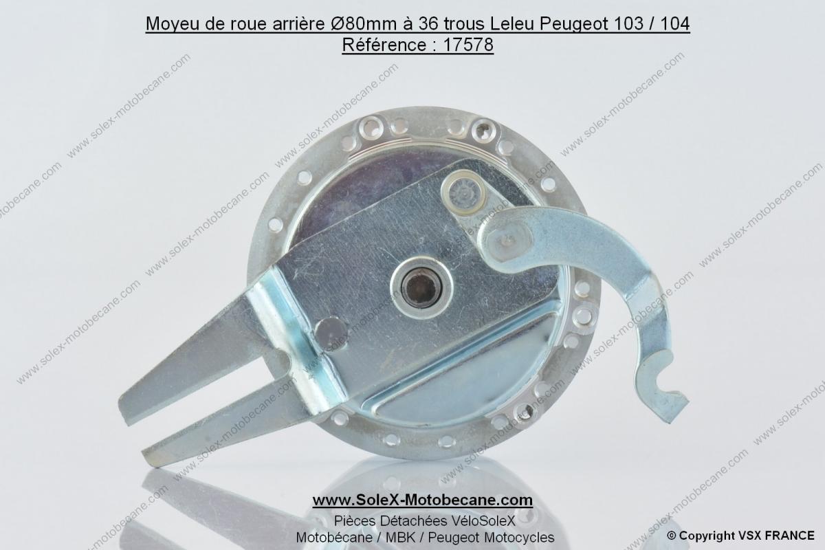 Moyeu Arrière De Vélo Fixe à 36 Trous Avec Volant D'inertie