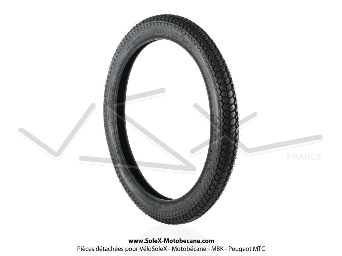 2 Chambres à Air 2.00-17 2.25-17 2.50-17 - Valve Métal Droite Pour Moto