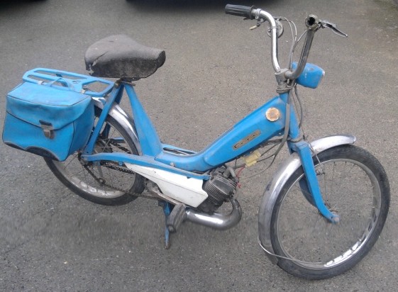 Peinture Bleu Réf1466 Mobylette Motobécane Motoconfort Cady M1pr