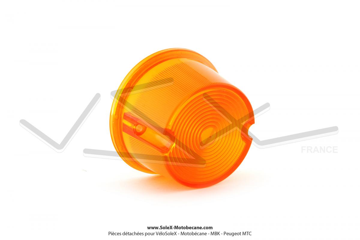 Cabochons Clignotants Scoot – Compatible Peugeot 50 Ludix, TKR Furious, XP6 (avant + Arrière, Orange) - 4