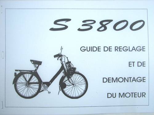 reglage moteur solex 3800